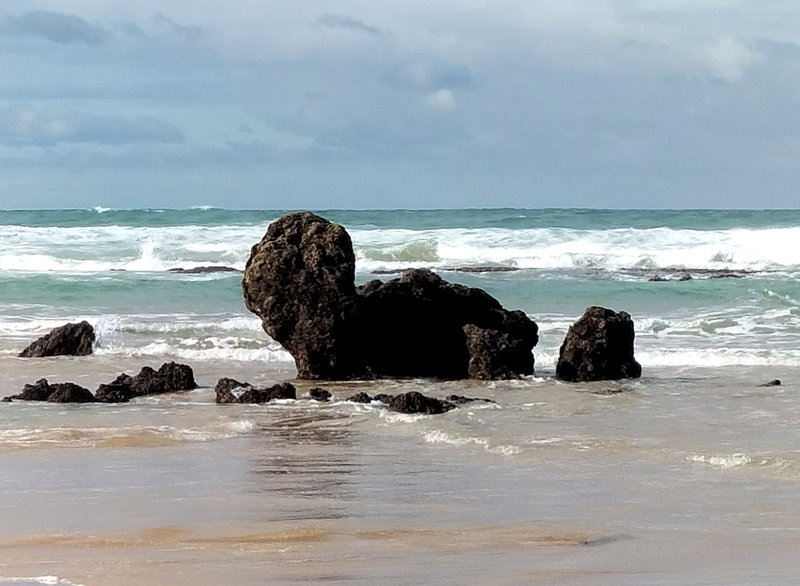 Biarritz, plage de la Milady, rochers et océan, automne 2021 (64)