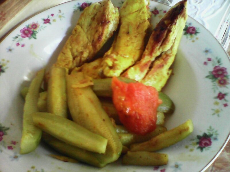 poulet aux legumes