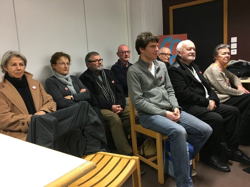 Patrick Grimbert Claudine Santier candidat France Insoumise sud Manche législatives 2017 Granville Avranches public