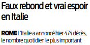 2020 05 03 SO Faux rebond et vrai espoir en Italie