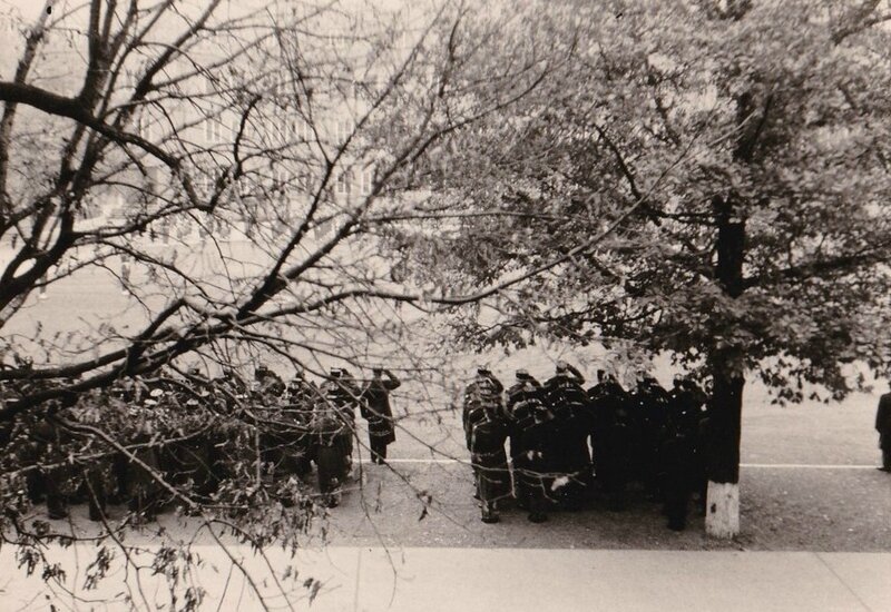 1964 Cérémonie 11-11-1964-003 Sonnerie aux Morts