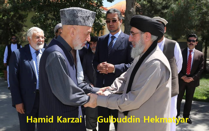 Karzai-hosts-Hekmatyar