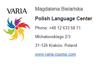 BLOG cour de polonais Cracovie