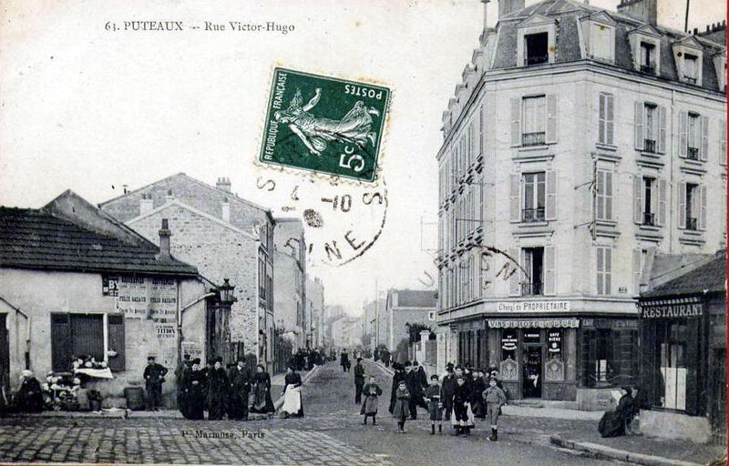 1921-01-23- Puteaux rue Victor Hugo
