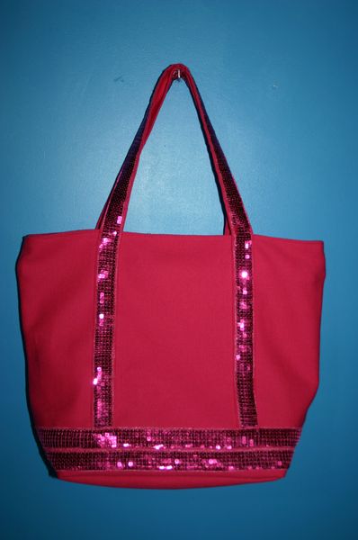 sac à paillettes rose 012