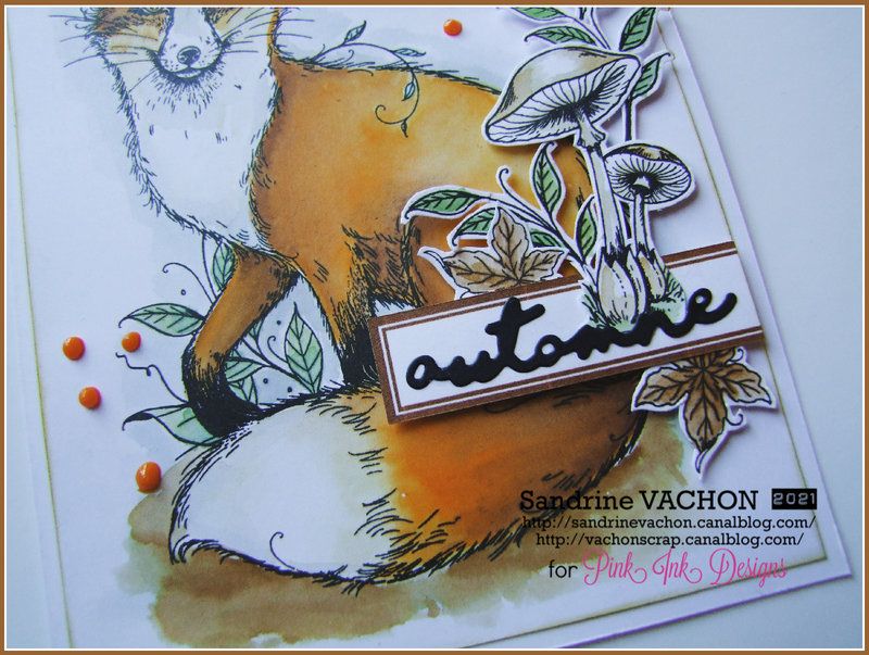 Carte Fox Pink Ink Designs Sandrine VACHON (4)