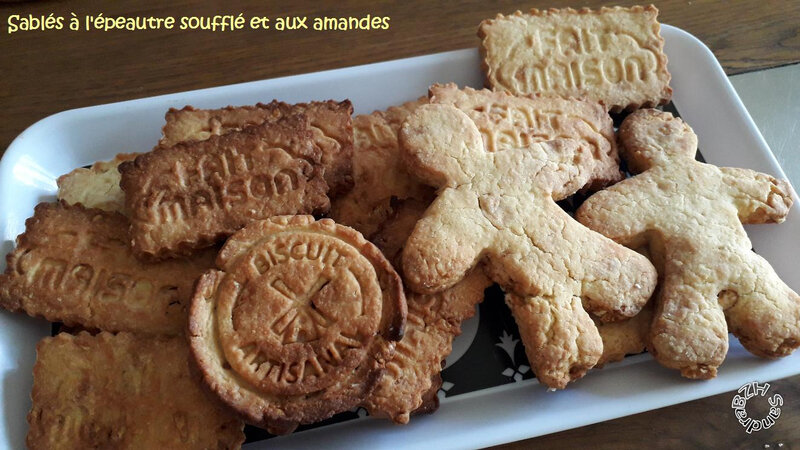 0416 Sablés à l'épeautre soufflé et aux amandes 1