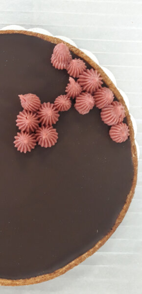 tarte choco framboise demi