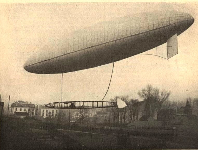 1904 01 Dirigeable Ville de Paris L'Aérophile p14R