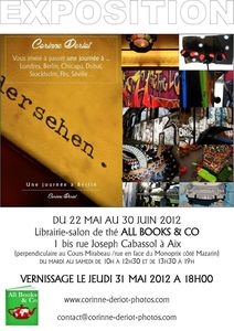 Corinne DERIOT - AFFICHE EXPO ALL BOOKS & CO mai-juin 2012