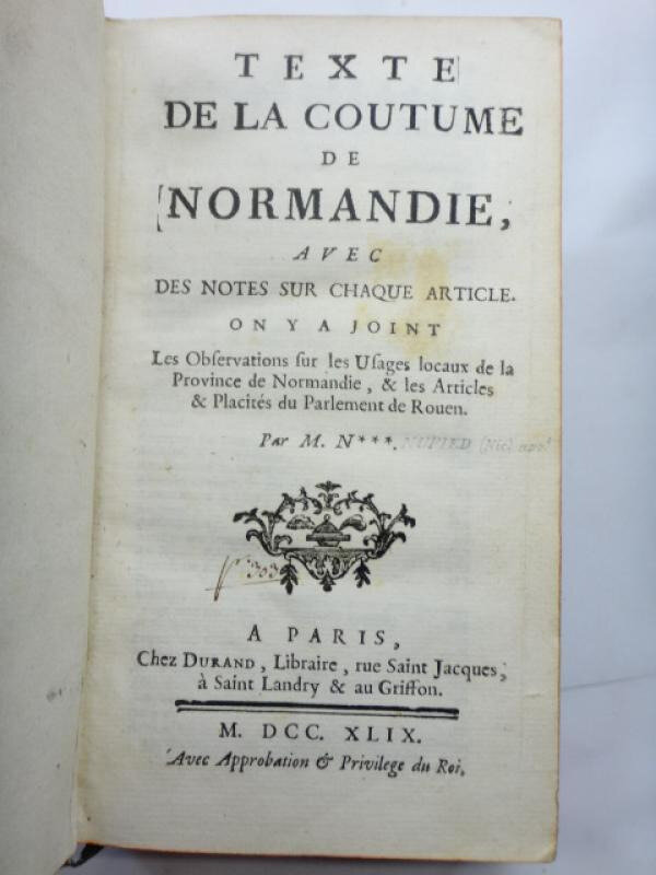 Rare-Commentaires-COUTUME-DE-NORMANDIE-USAGES-LOCAUX-_57