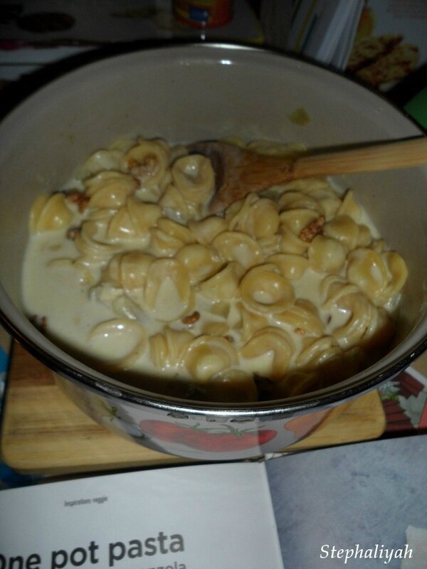 One pot pasta noix gorgonzola - 2