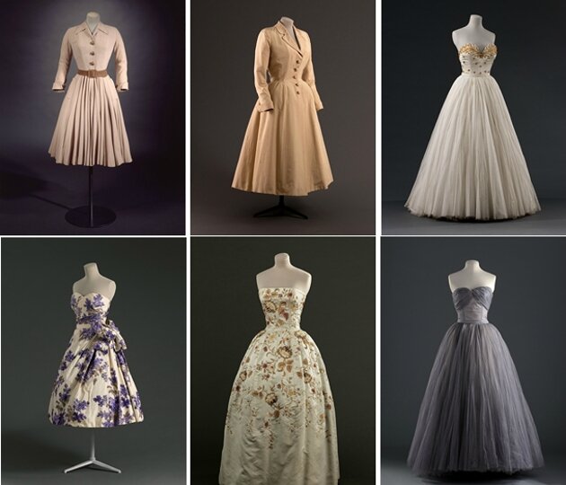 Robe dior années 50 sale
