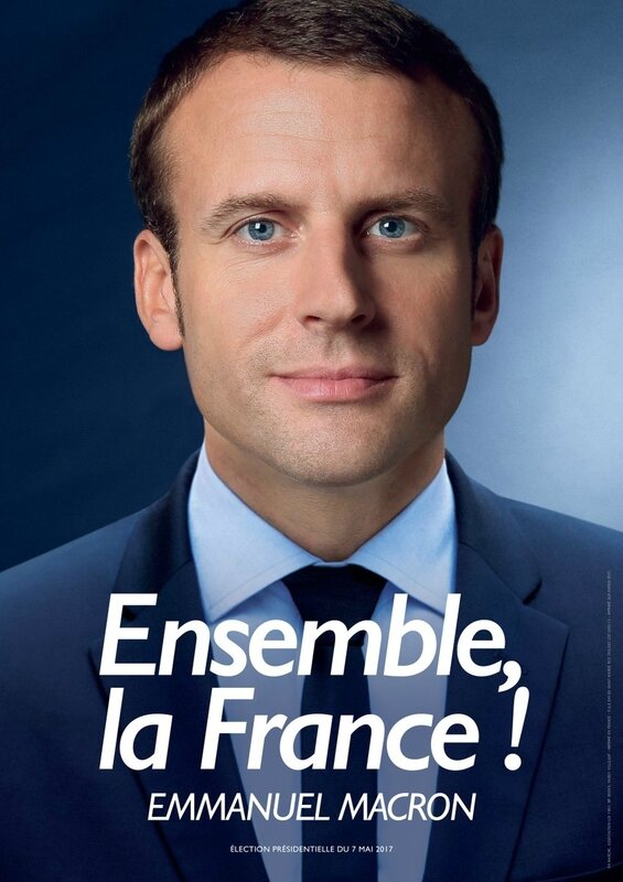 Affiche officicielle Macron