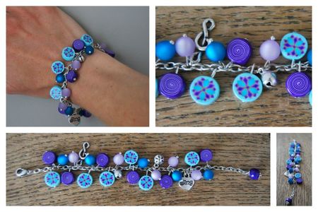 Bracelet_breloques_violet_turquoise