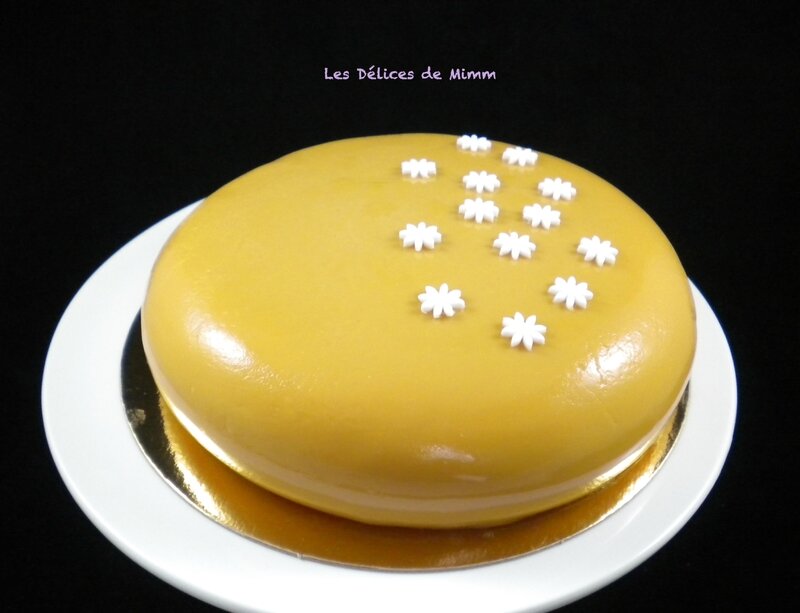Mon entremet pommes, caramel et chocolat Dulcey 4