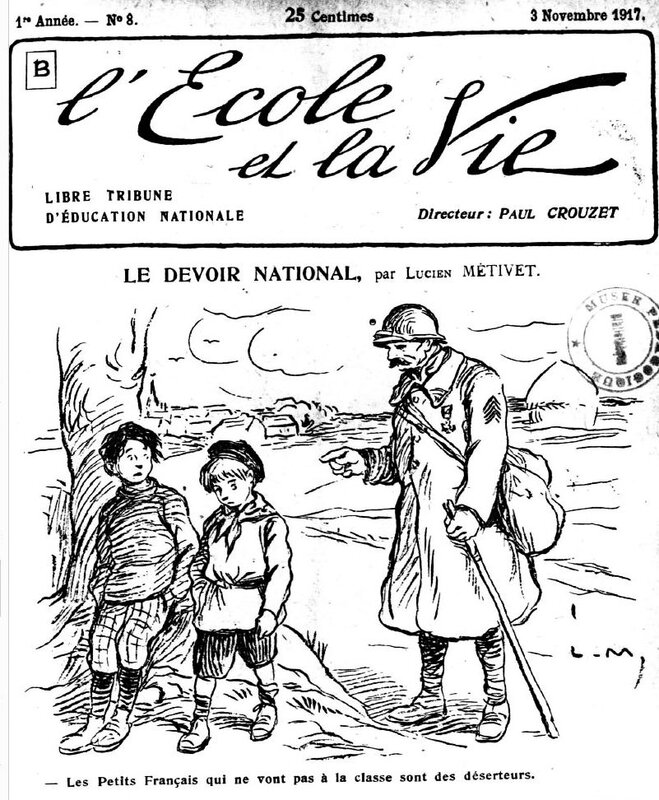 L'ecole et la vie0 déserteurs