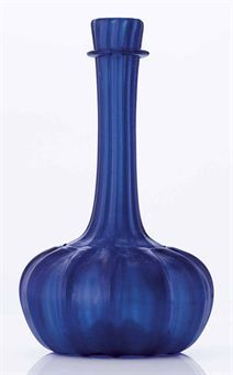 a_rare_moulded_transparent_blue_glass_ribbed_bottle_vase_kangxi_period_d5379588h
