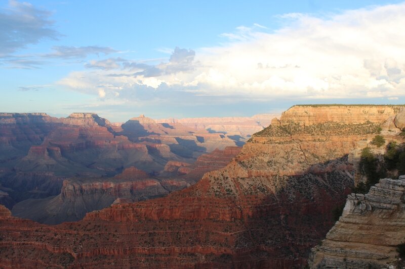 Mather Point - Coucher de soleil sur Grand Canyon