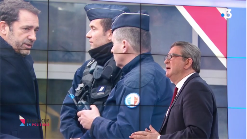 MELENCHON CASTANER GJ MEDIA DIXIT WORLD