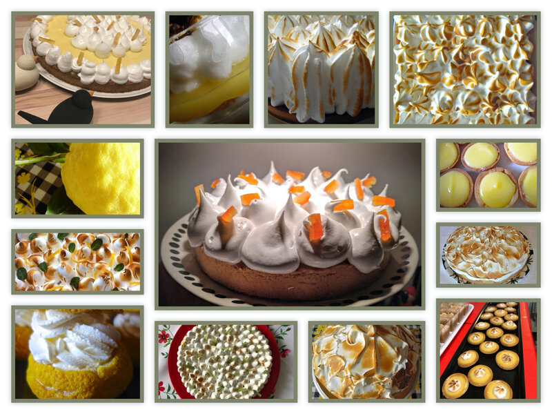 tartes au citron diverses