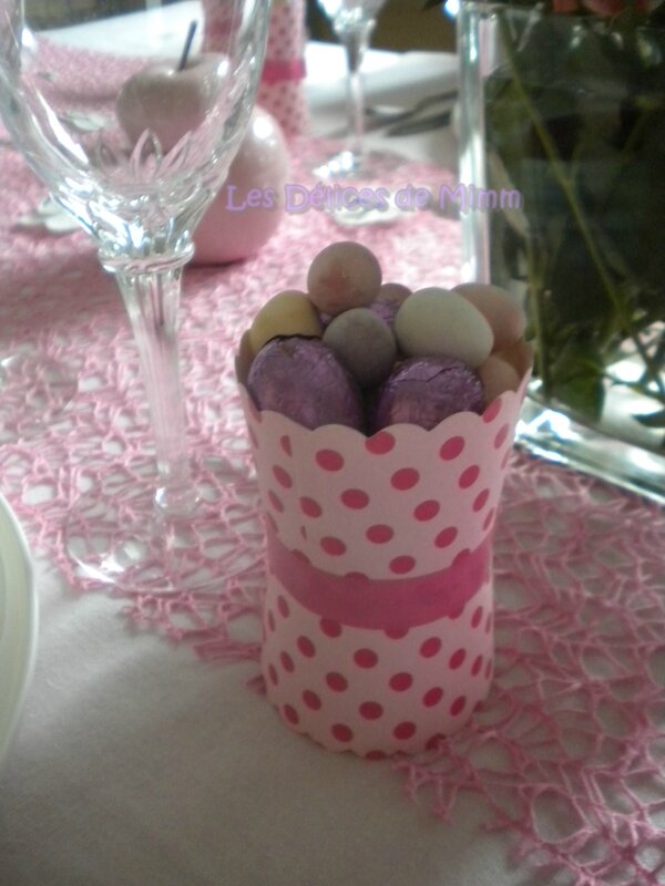 Ma table de Pâques très girly en rose 3