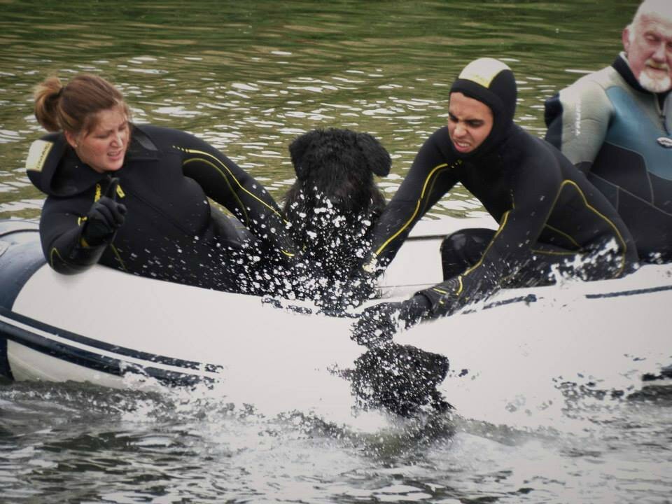 initiation au travail à l'eau Joyce et JIOURY ...de la Dullague