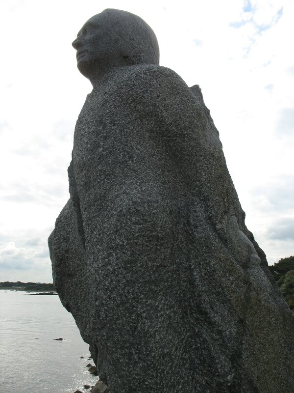 Plouguerneau, statue Victor Hugo