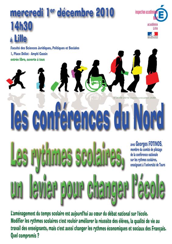 Rythmes scolaires, un levier pour changer l’école. ECOLE PRIMAIRE Sainte Anne Annoeullin