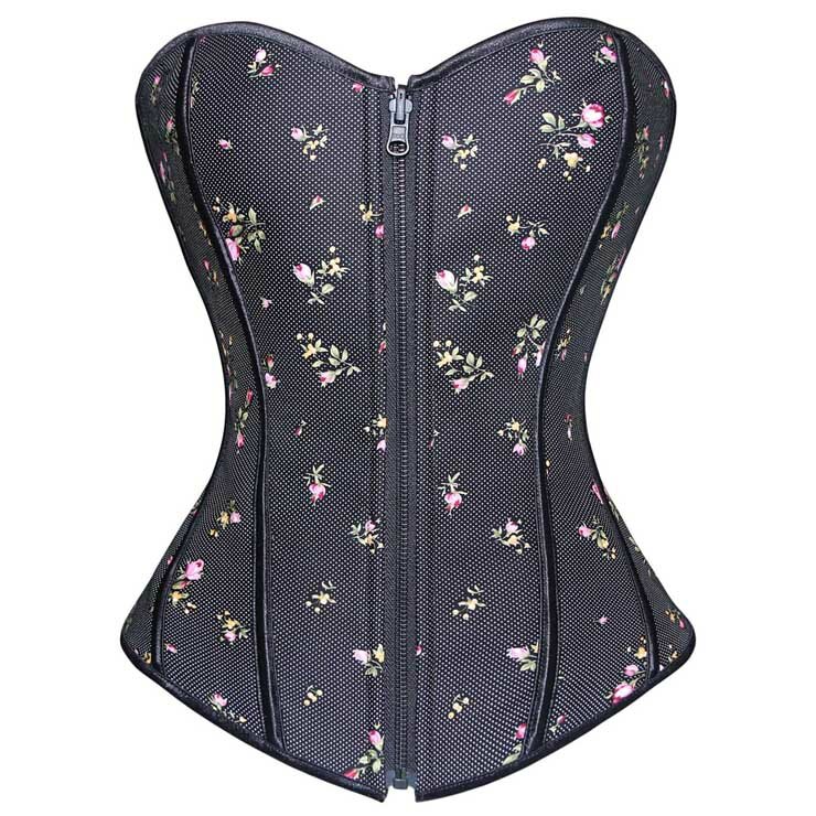 corset reversible noir fleurs (5)