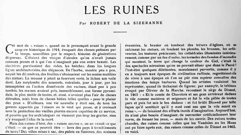 Les ruines
