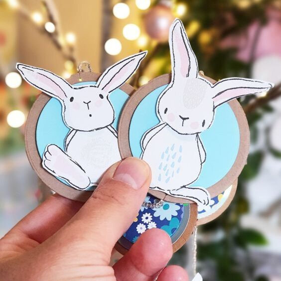 gurilandes lapins bleus