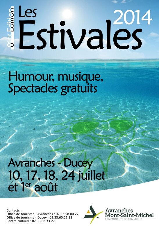 les Estivales 2014 Avranches Ducey spectacles de rue concert
