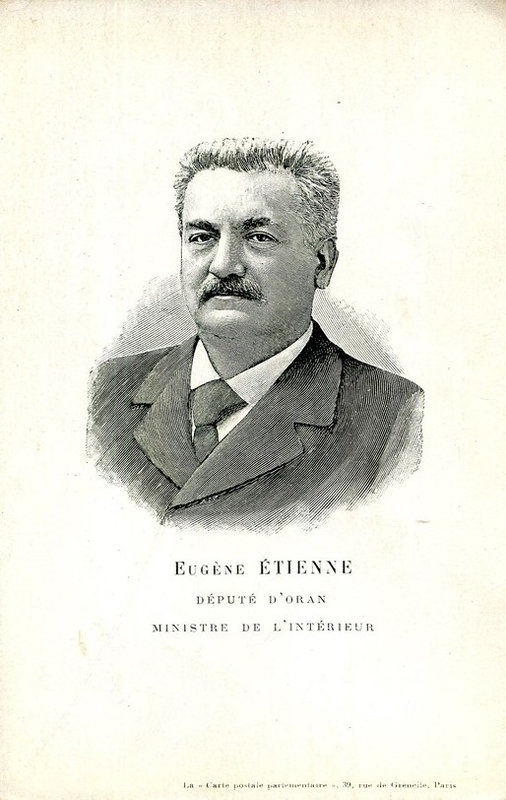 Carte postale Eugène Etienne