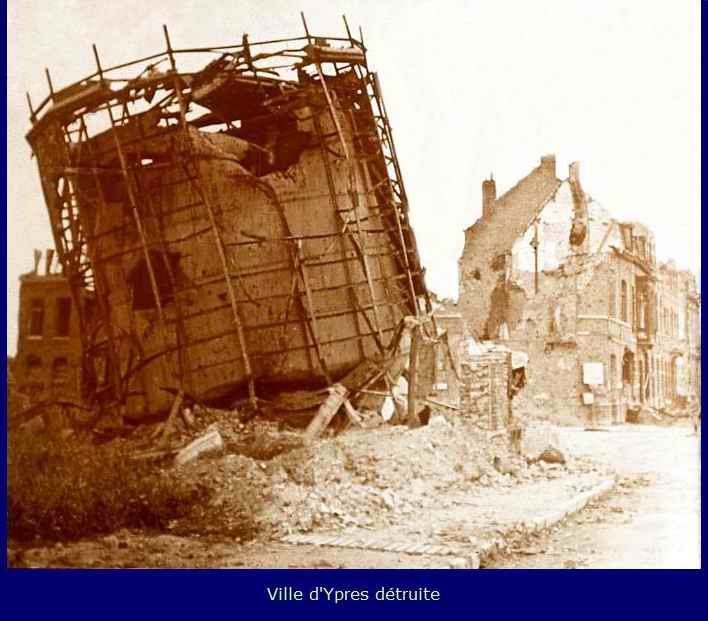 Ypres détruite