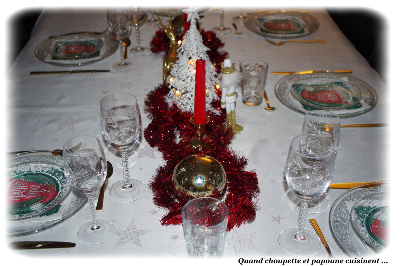 table de Noël n°3-4196