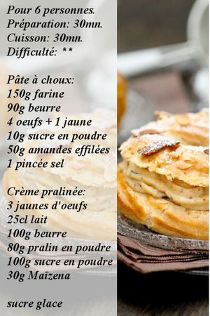 recette paris-brest