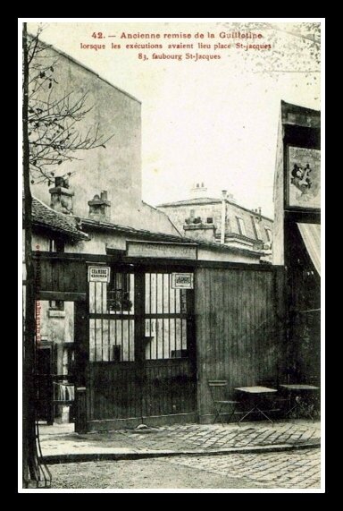 remise guillotine place St-Jacques