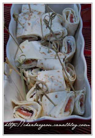 Pique-nique : les wraps ricotta-saumon recettes Wraps !