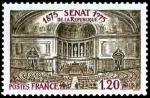 timbre-france-1975-1843-Vue-de-la-grande-salle-des-seances-du-Senat-Palais-du-Luxembourg-a-Paris-pour-le-centenaire-du-Senat-de-la-Republique