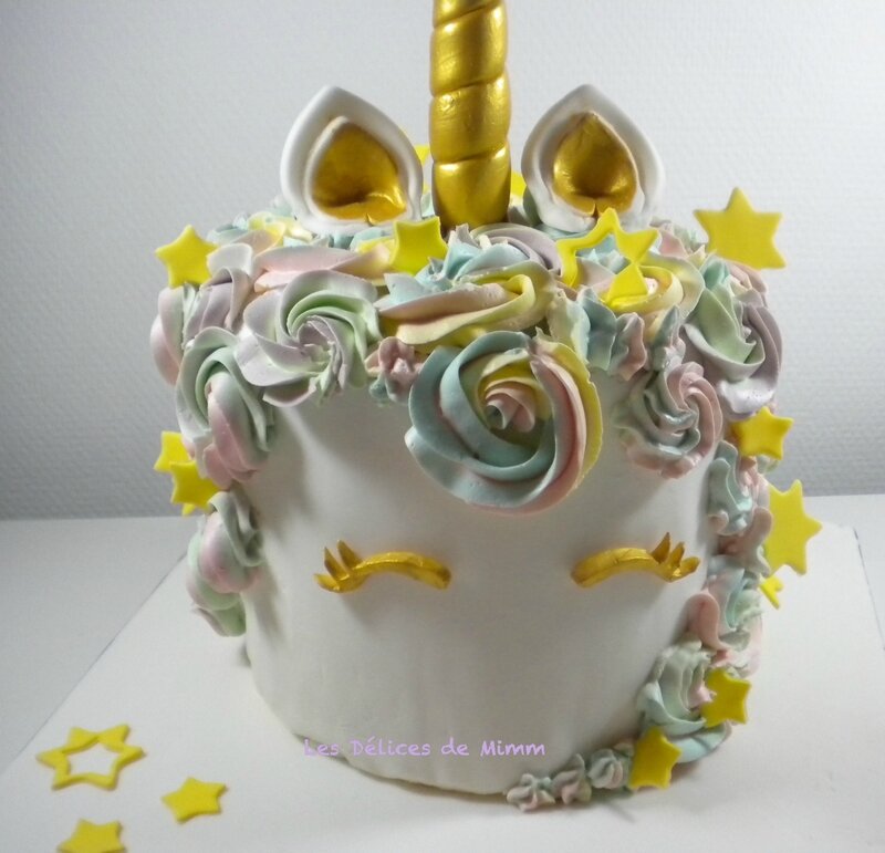 Le gâteau licorne 6