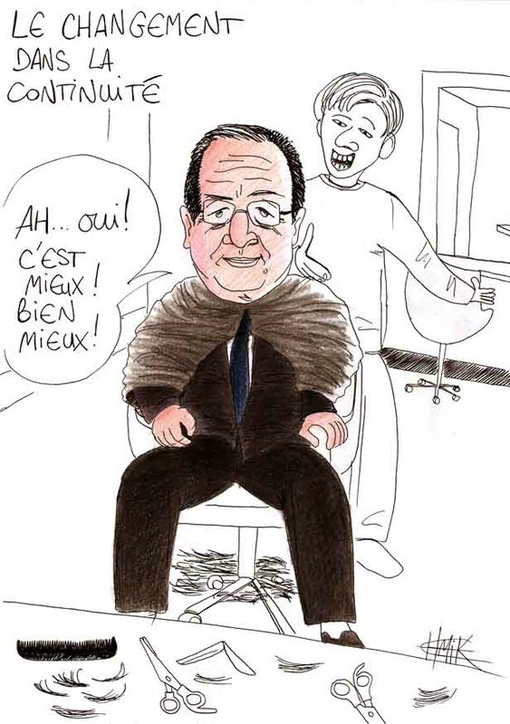 Hollande passe dans la TV