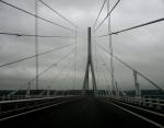 Pont de Normandie, vue de la route (76)