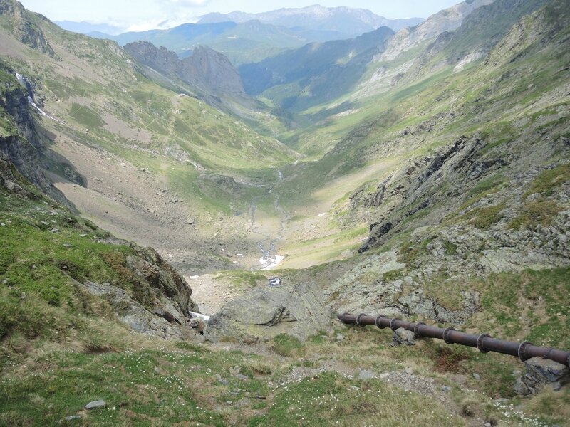 Gourette, K, Les trois Lacs, col, conduite forcée et vallon