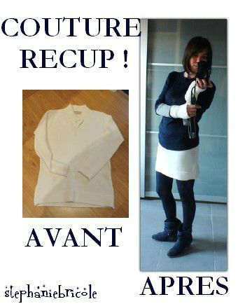couture récup, tuto reconstructing, comment couper un pull en laine