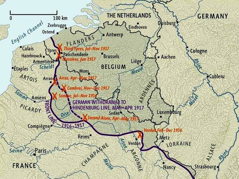 Map Third Ypres