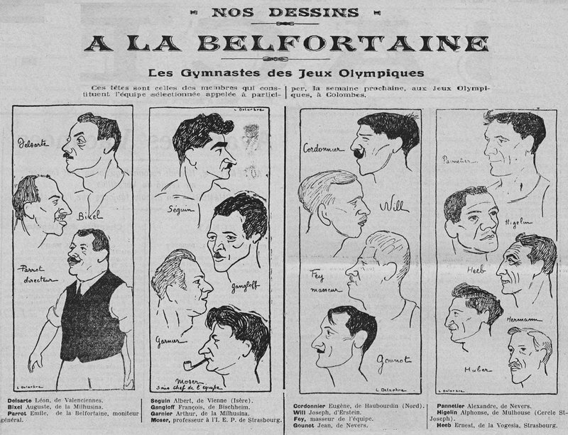 1924 07 12 Jeux Olympiques La Belfortaine L'Alsace R1 JM