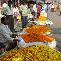 Kolkata marché aux fleurs