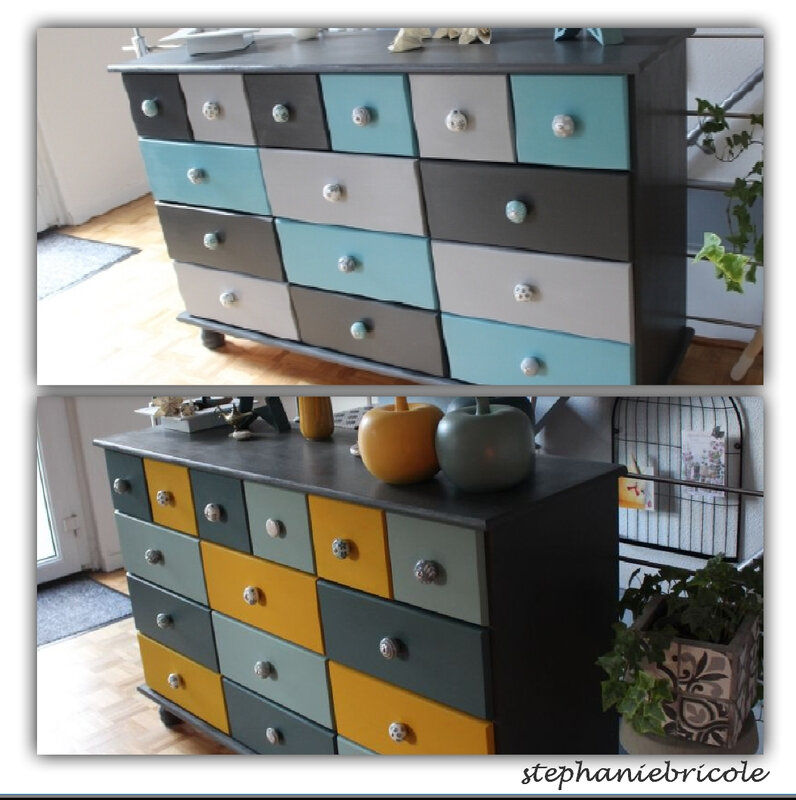 meuble relooké