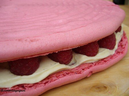 recettes dessert Ispahan géant pour un anniversaire très gourmand